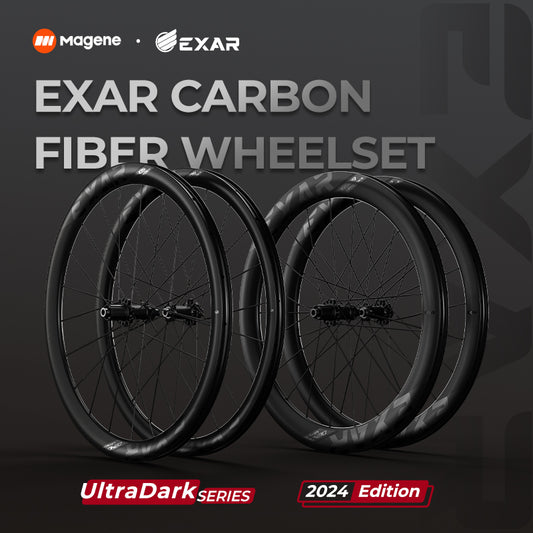 Magene EXAR Carbon Disc Wheelset Ultra Dark 2025