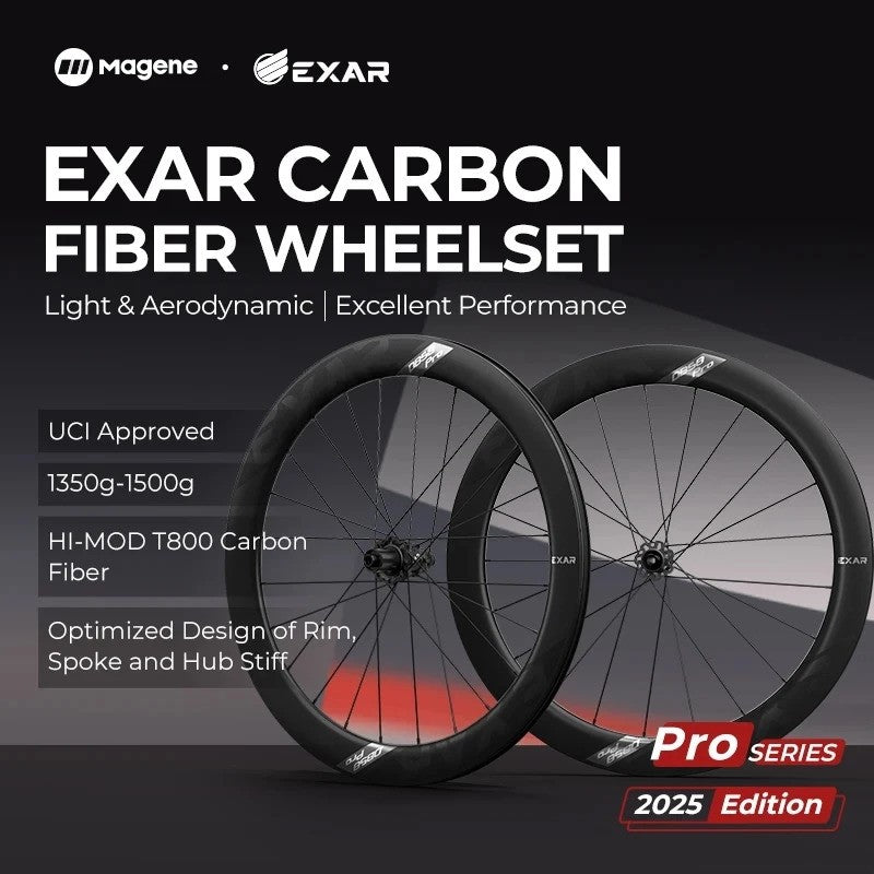 Magene EXAR Carbon Wheelset Pro 2025