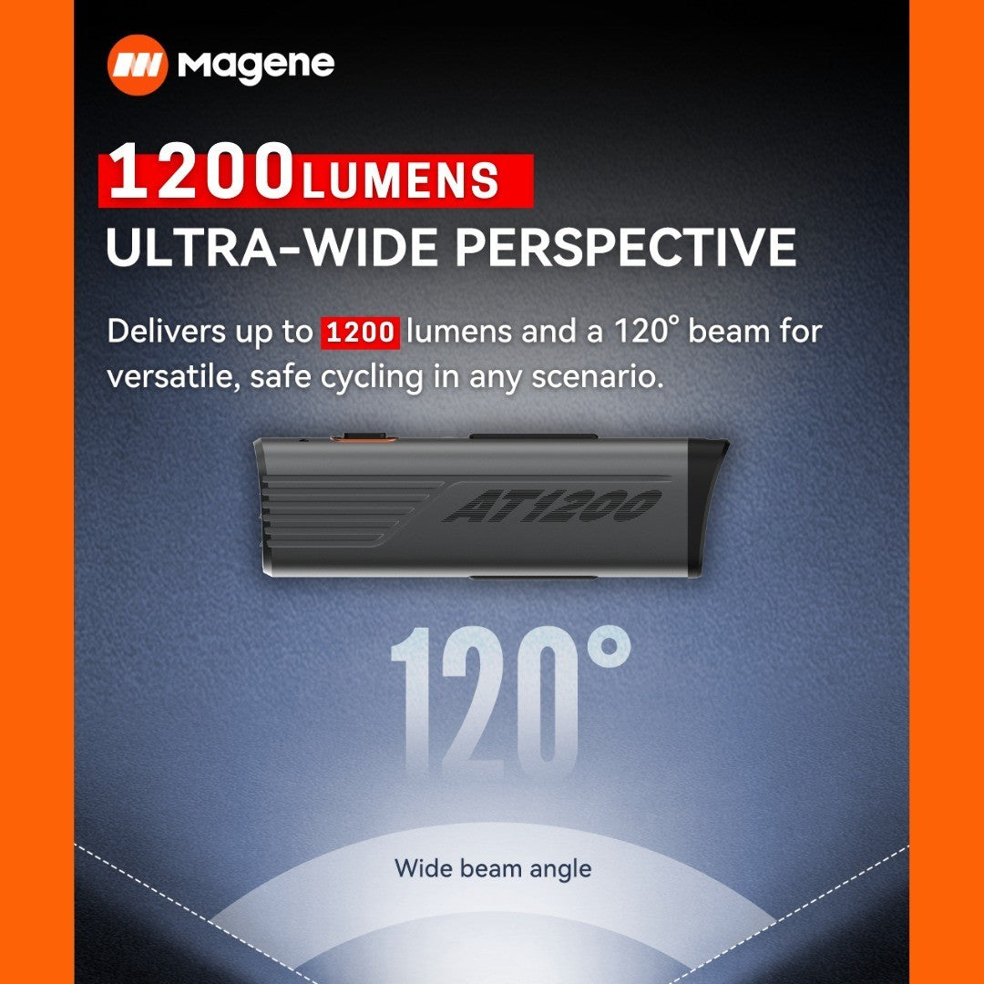 Magene AT1200 Smart Front Light