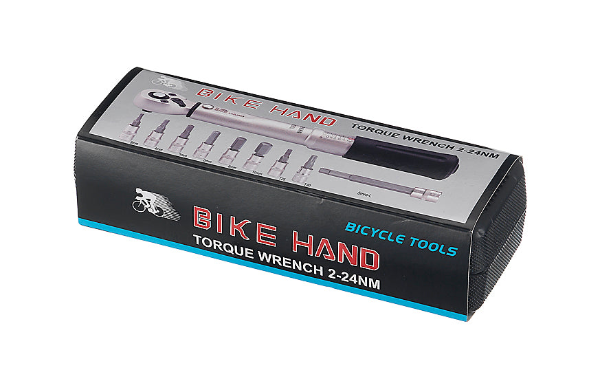 Bike Hand 1/4″ Professional Torque Wrench 2-24Nm YC-617-2S