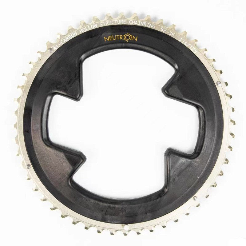 Neutron Road Bike 11s/12s Carbon Hollow 4 Bolts BCD110 Chainring